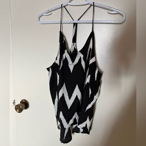 H&M Black and White Tank Top